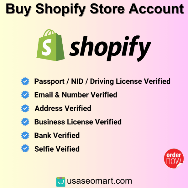 buy shopify stores account