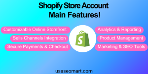 buy shopify stores account 