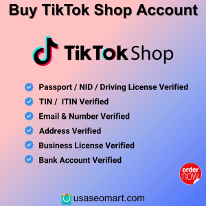 buy tiktok shop account