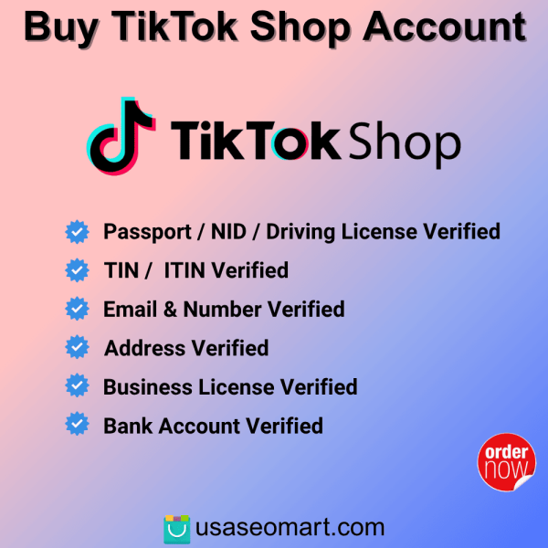 buy tiktok shop account